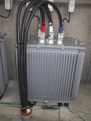 動力トランス交換 200kVA→150kVA