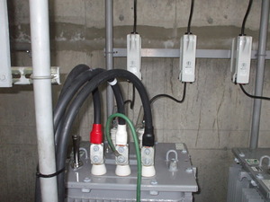 電灯用 前作業にてカットアウト取替済